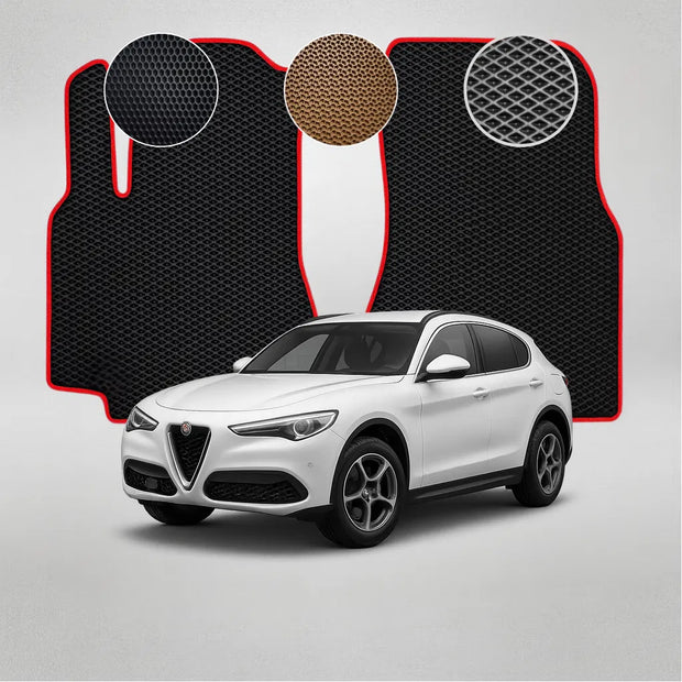 EVA rohože pro Alfa Romeo Stelvio 1. generace crossoveru (od roku 2017)