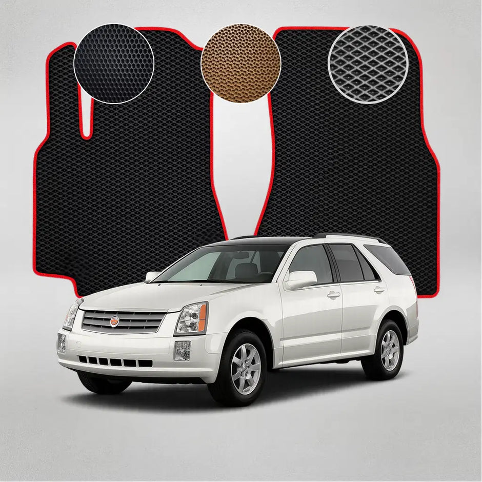 Podlahové rohože EVA pro Cadillac SRX 1. generace crossoverů (2004–2009)