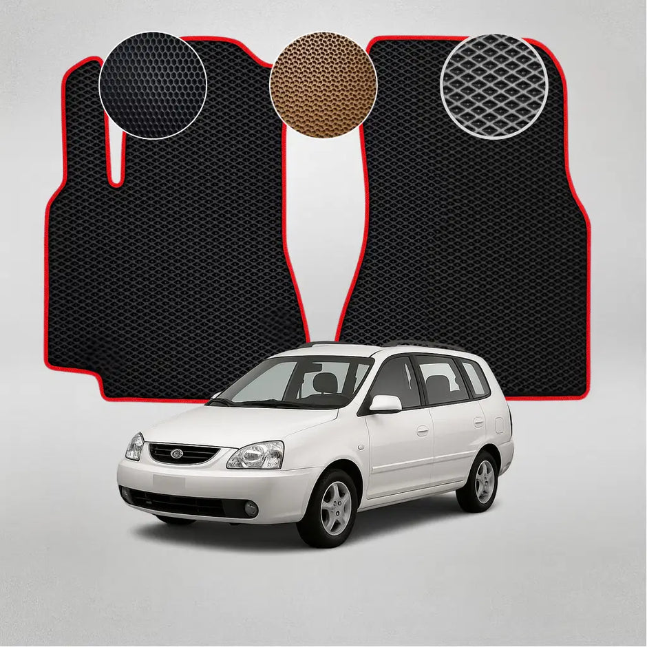 EVA podlahové rohože pro Kia Carens 1. generace minivanu (1999–2006)