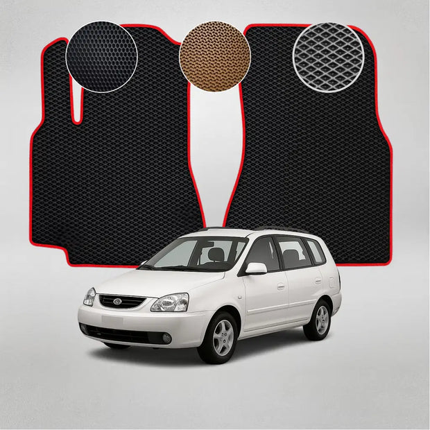EVA podlahové rohože pro Kia Carens 1. generace minivanu (1999–2006)