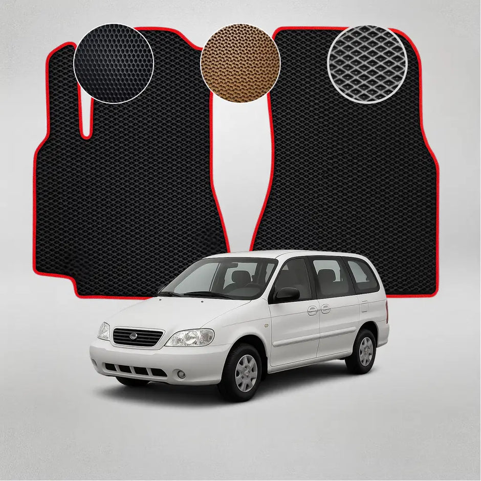 EVA podlahové rohože pro Kia Carnival 1. generace minivanu (1999–2006)