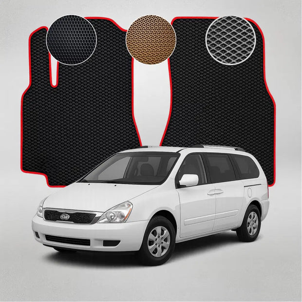 EVA podlahové rohože pro Kia Sedona 3. generace minivanu (od roku 2014)
