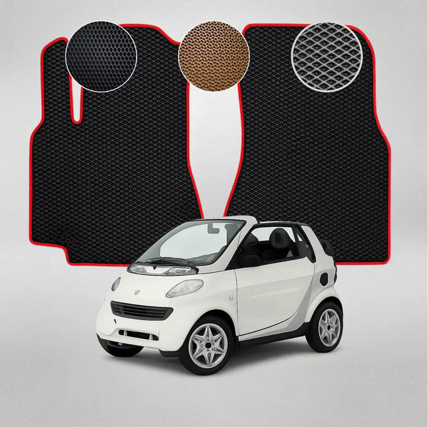 EVA podlahové rohože pro Mercedes-Benz Smart Cabrio 1. generace kabrioletu (1999–2003)