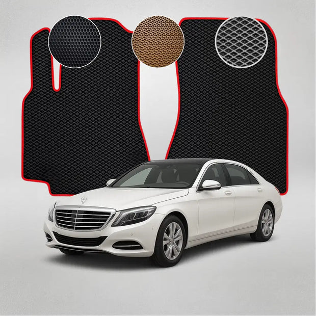 EVA podlahové rohože pro Mercedes-Benz V222 třídy S sedan 6. generace (2013–2017)