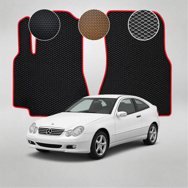 EVA rohože pro Mercedes-Benz W203 třídy C 2. generace kupé (2001–2007)