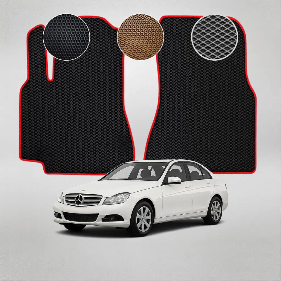 EVA podlahové rohože pro Mercedes-Benz W204 třídy C sedan 3. generace (2007–2014)