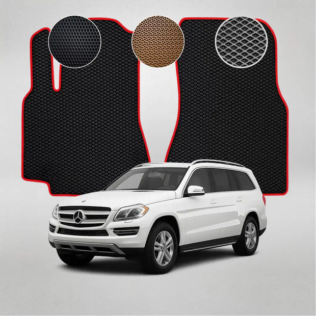 EVA podlahové rohože pro Mercedes-Benz X166 (GL350) třídy GL 2. generace crossover (2012–2015)