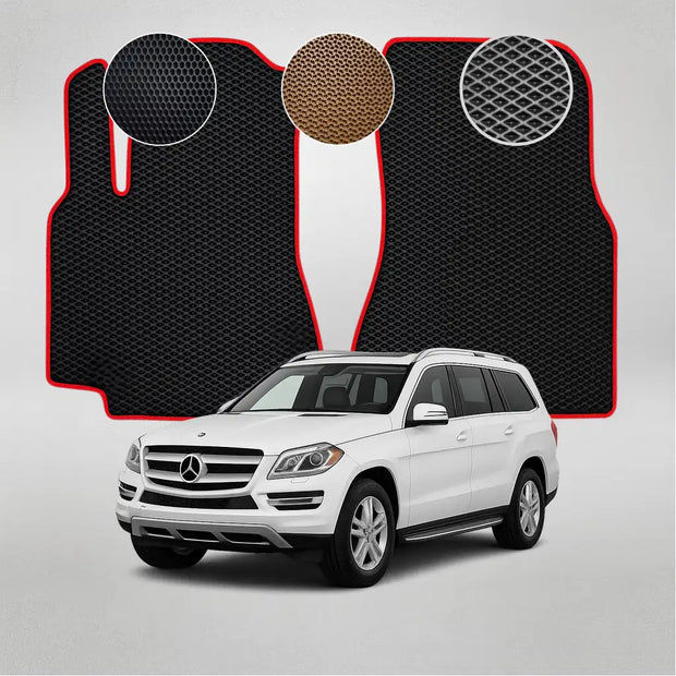 EVA podlahové rohože pro Mercedes-Benz X166 GL-Class 2. generace crossover (2012–2015)