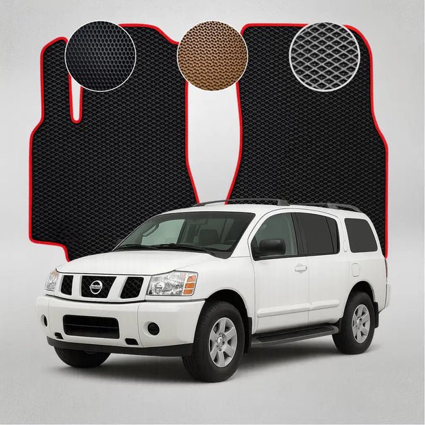 EVA rohože pro Nissan Armada 1. generace crossoveru (2004–2008)