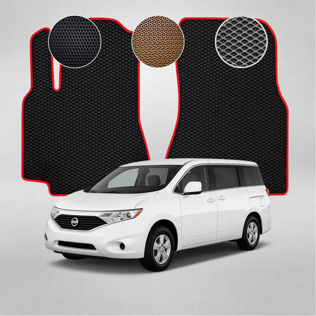 EVA podlahové rohože pro Nissan Quest 4. generace minivanu (od roku 2010)