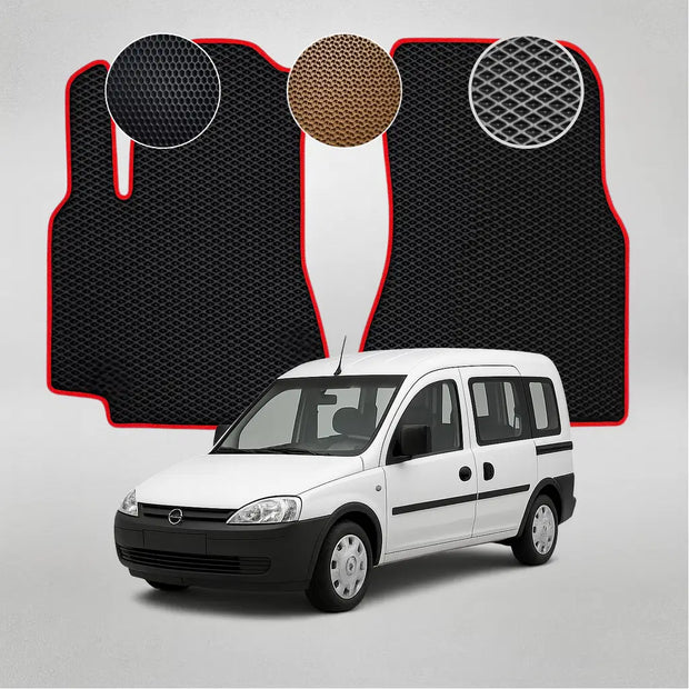 EVA podlahové rohože pro Opel Combo 3. generace minivanu (2001–2011)