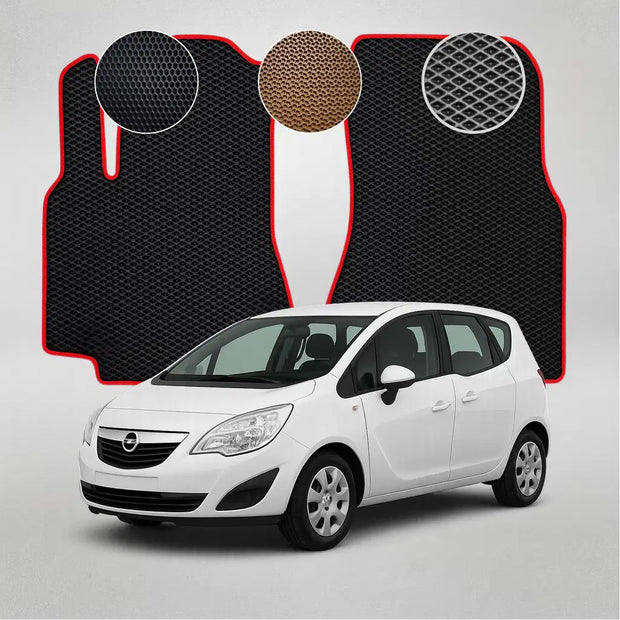 EVA podlahové rohože pro Opel Meriva 2. generace minivanu (2010–2017)