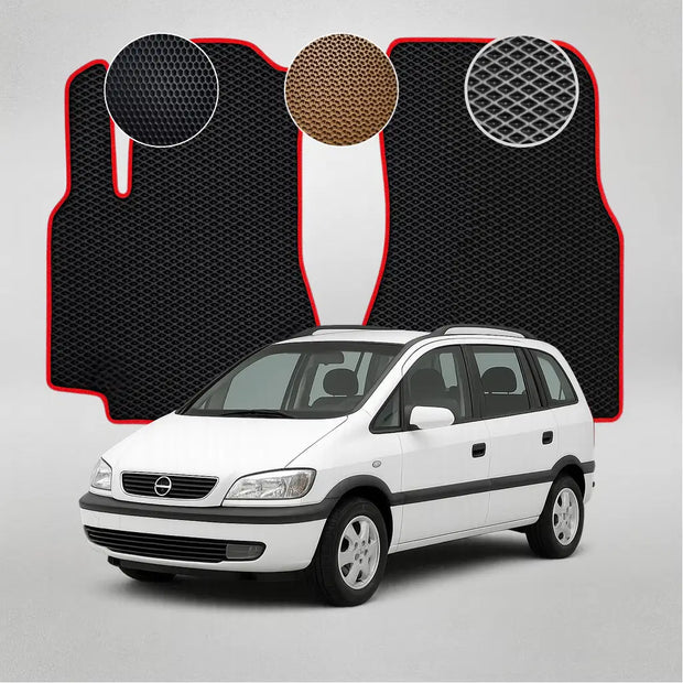 EVA podlahové rohože pro Opel Zafira 1. generace minivanu (1999–2005)