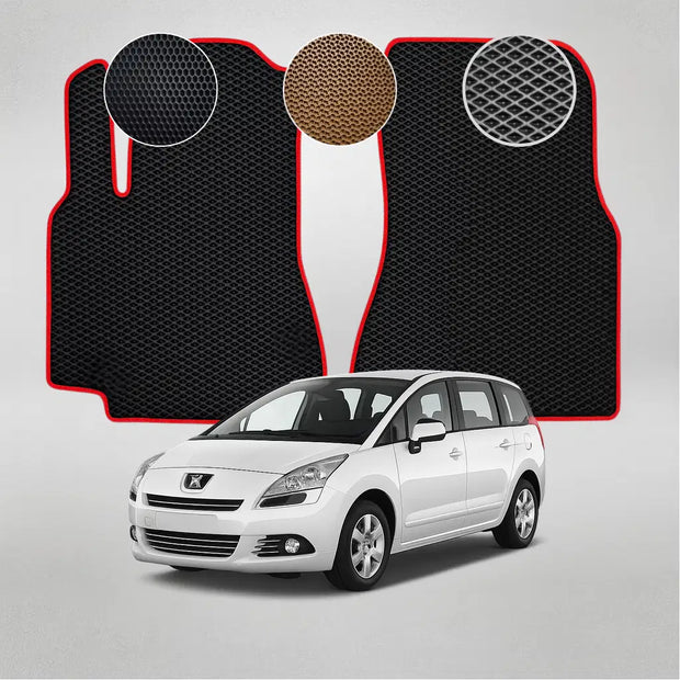EVA podlahové rohože pro Peugeot 5008 1. generace minivanu (2009–2013)