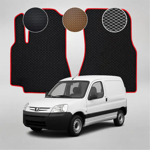 EVA podlahové rohože pro Peugeot Partner 1. generace minivanu (1996–2013)