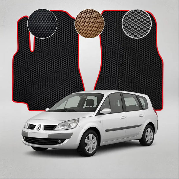 EVA rohože pro Renault Grand Scenic 2. generace minivanu (2006–2009)