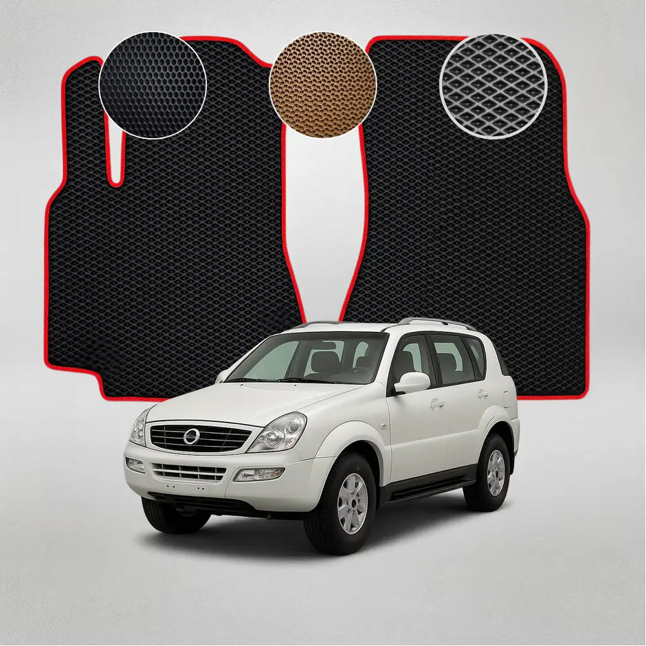 EVA rohože pro SsangYong Rexton 1. generace crossoveru (2001–2012)