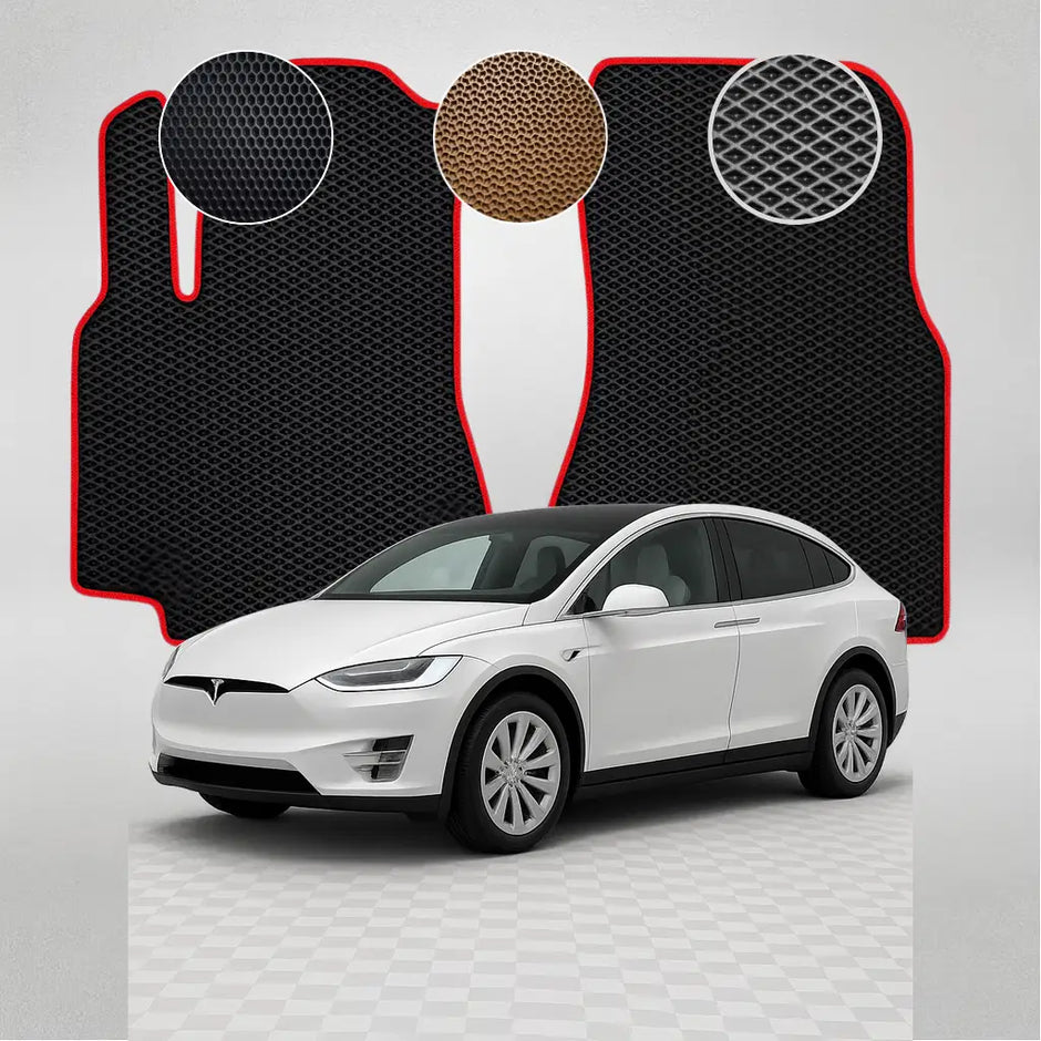 Podlahové rohože EVA pro Tesla Model X 1. generace crossoveru (od roku 2017)