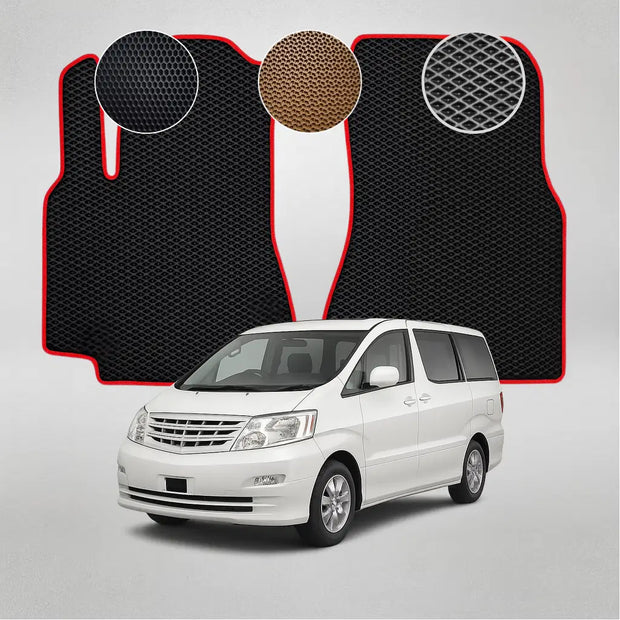 EVA podlahové rohože pro Toyota Alphard 1. generace minivanu (2002–2008)