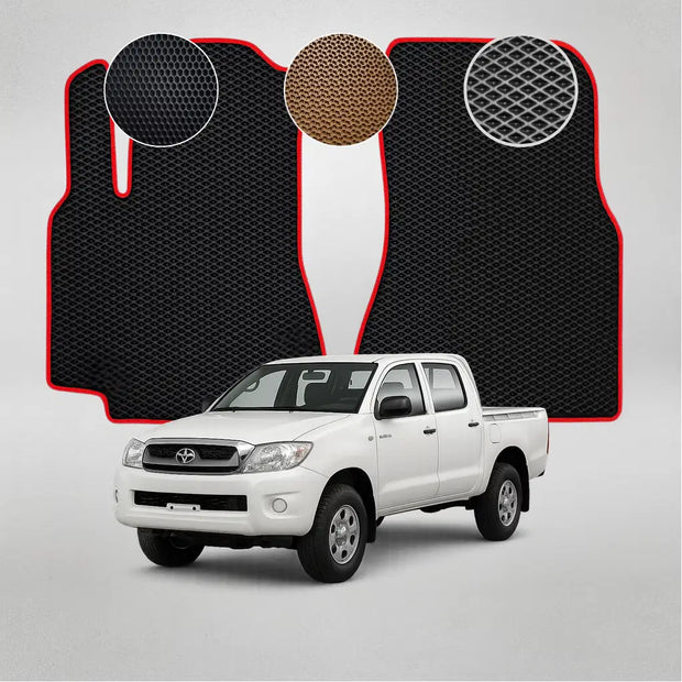 EVA podlahové rohože pro Toyota Hilux 8. generace pick-upu (od roku 2015)